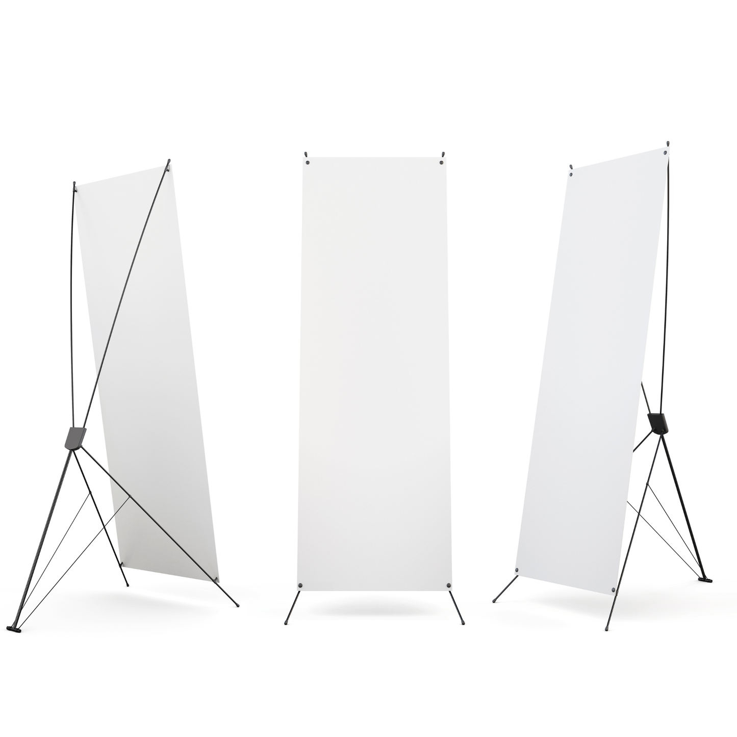 Custom X-Banner Stand with Print ā Adjustable Display (23"ā32" x 63"ā78") + Carry Bag
