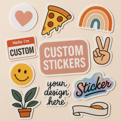 Custom Vinyl Stickers 3" size