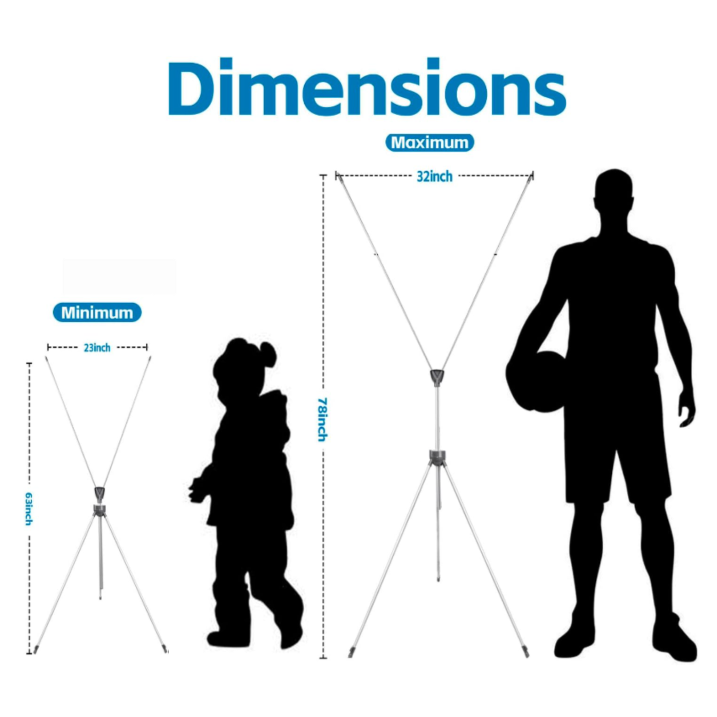 Custom X-Banner Stand with Print – Adjustable Display (23"–32" x 63"–78") + Carry Bag